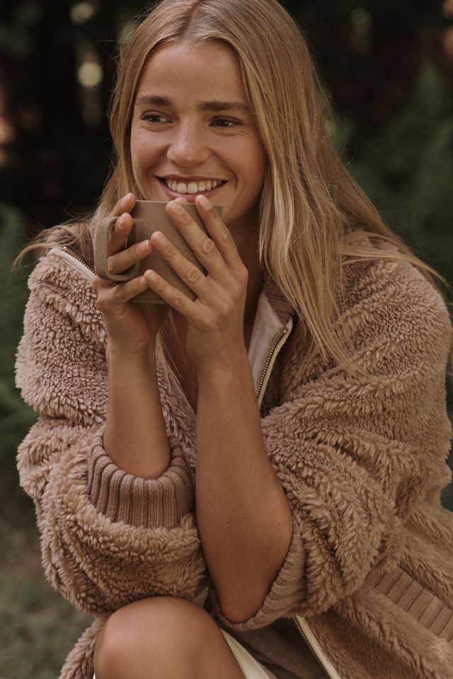 Varley Ella Sherpa Jacket | Anthropologie UK