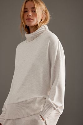 Varley Barker High-neck Jumper In White