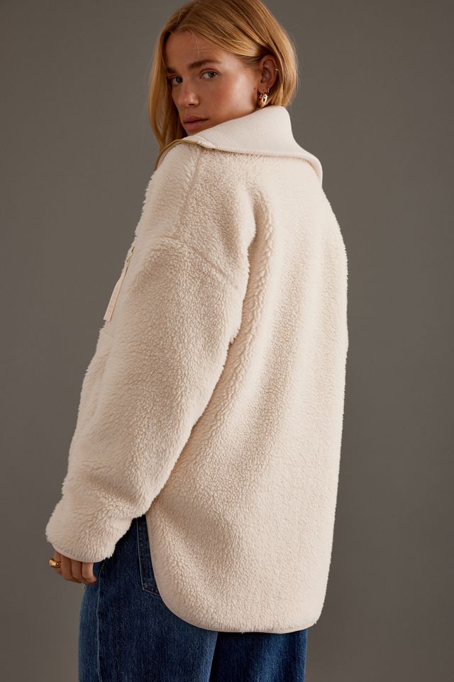 Varley Myla Zip Sherpa Jacket | Anthropologie UK
