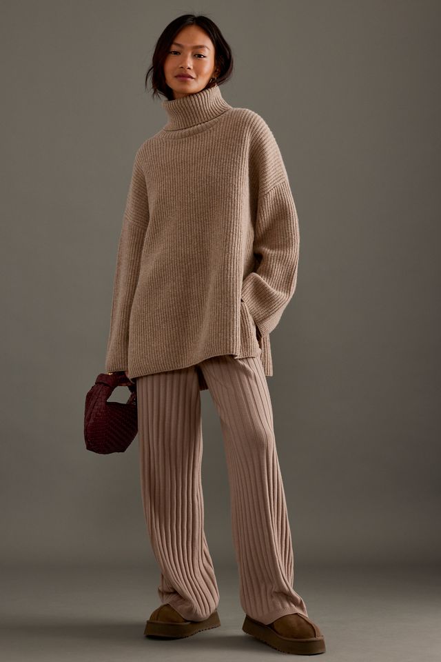 Pantalon Large en Maille Côtelée Varley #2
