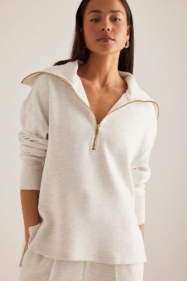 Sweat-shirt à demi-zip Larson en taille: XS chez Anthropologie - Varley - Modalova