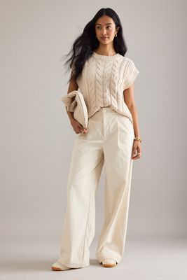 Pantalon ample en velours côtelé Varley Rocio