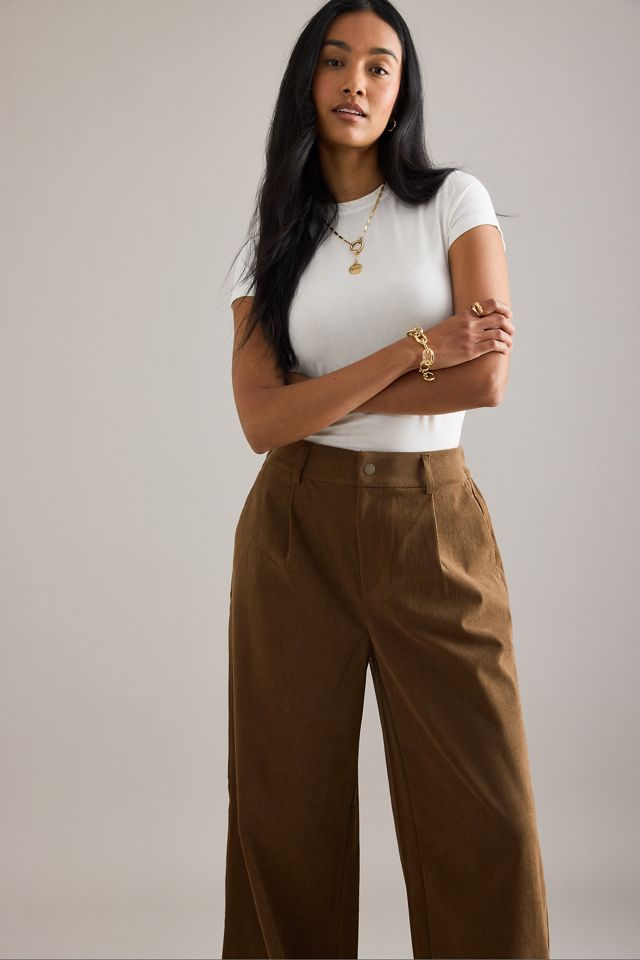 Varley Rocio Corduroy Wide-Leg Trousers #4