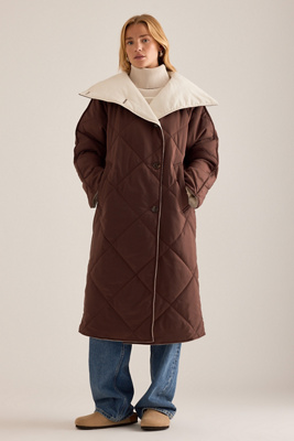 Manteau réversible enveloppant Annalise en taille: XS chez Anthropologie - Varley - Modalova