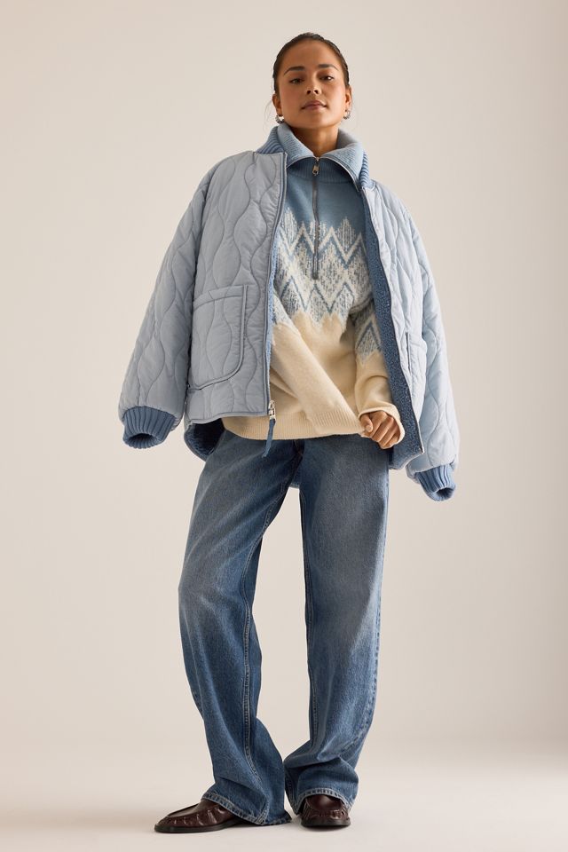 Varley Hedda Fairisle Half-Zip Jumper #2