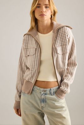 Chaqueta de Punto Jacquard Ablett Varley
