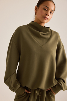 Varley Betsy Cowl-Neck Sweatshirt