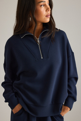 Sweat-shirt demi-zip Hawley en taille: XS chez Anthropologie - Varley - Modalova
