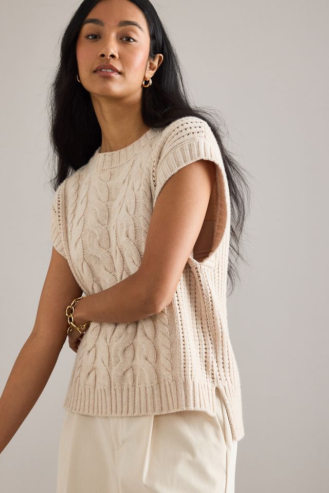 Varley Pixie Cable-Knit Tank Top #4