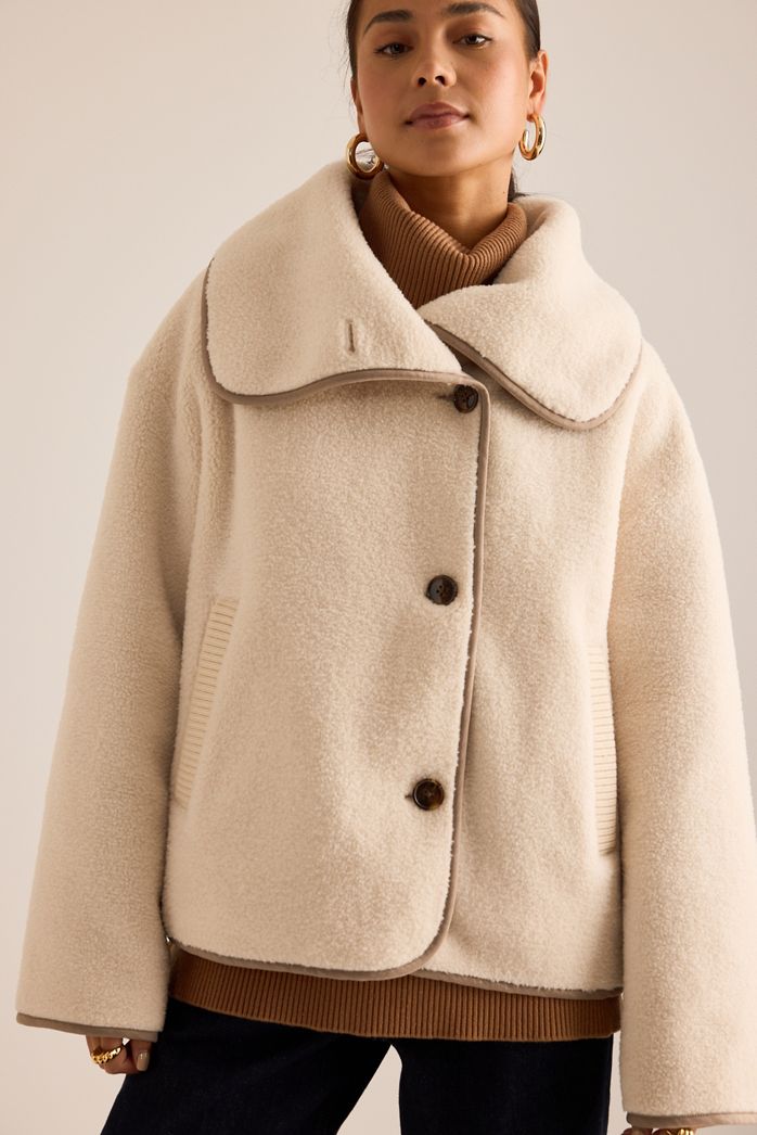 Varley Romane Boxy Sherpa Jacket