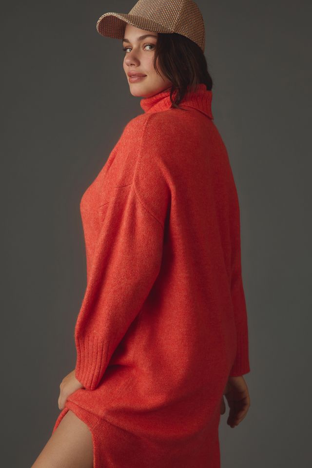 Daily Practice by Anthropologie Turtleneck Midi Jumper Dress