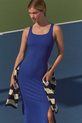 Daily Practice Slim Stretch Midi Dress | Anthropologie