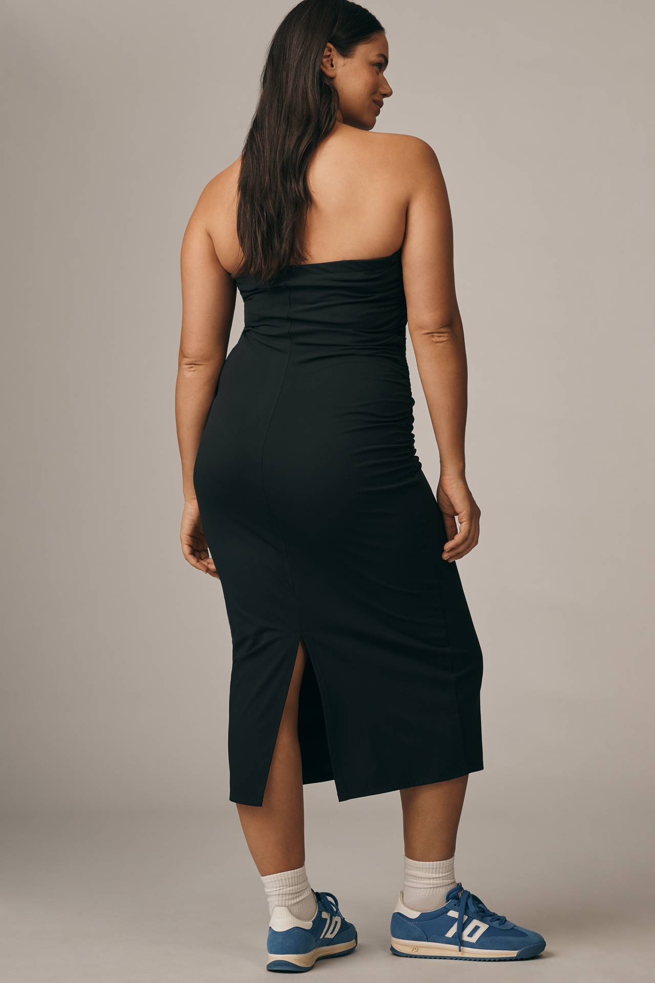 Daily Practice Strapless Midi Dress