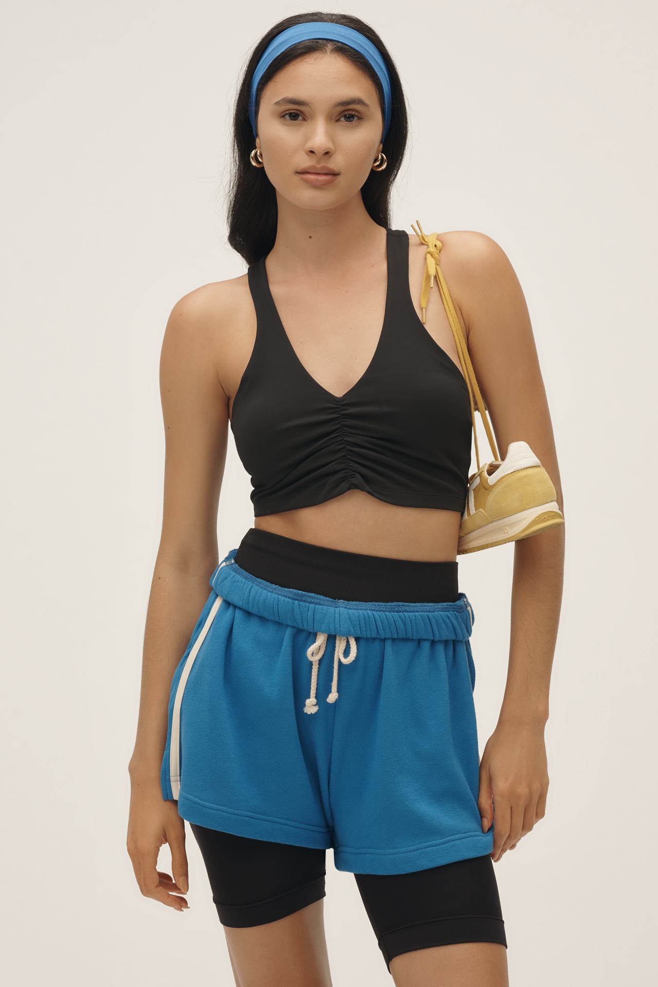 Daily Practice Ruched Crop Tank Top