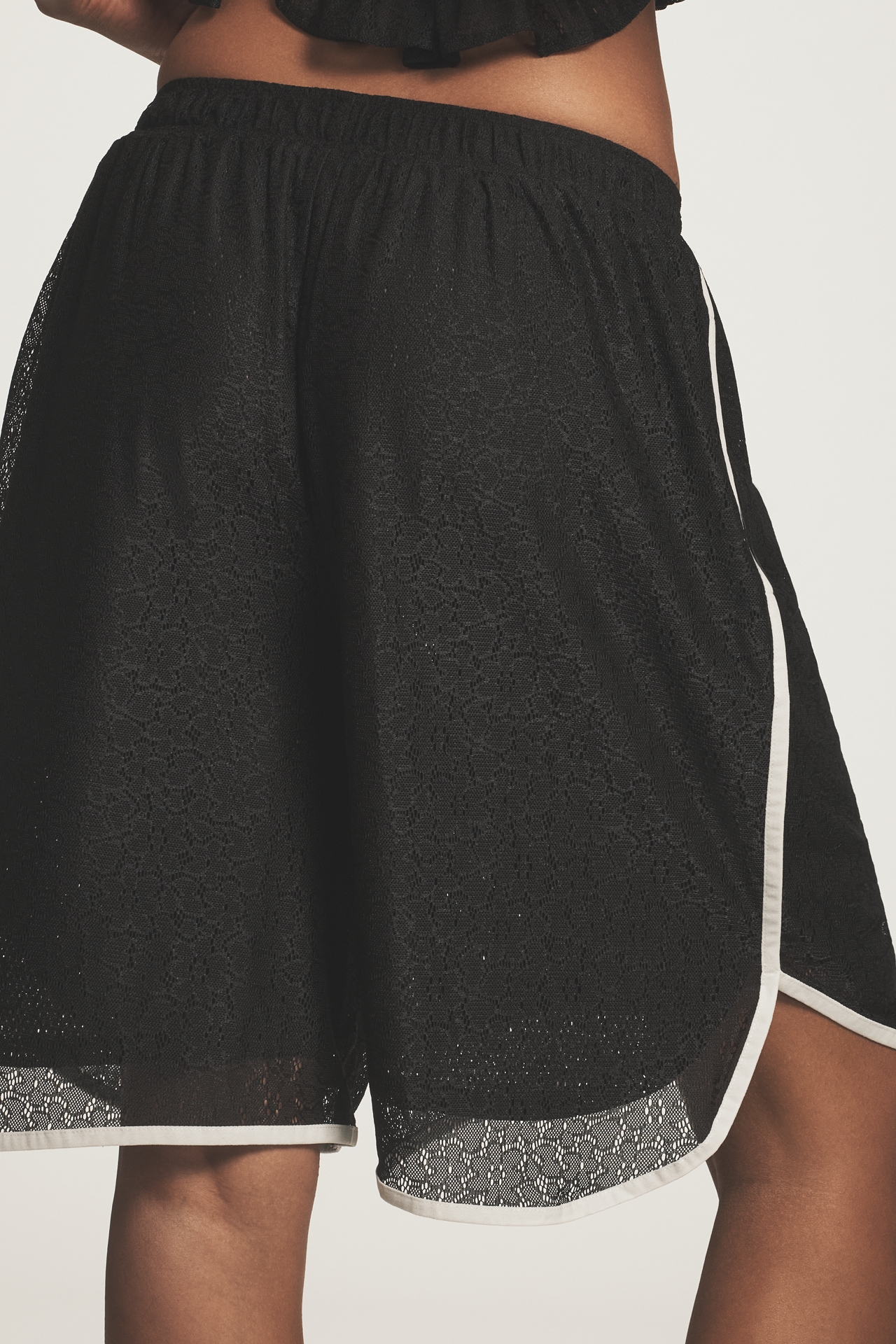 Daily Practice Lace Track Shorts