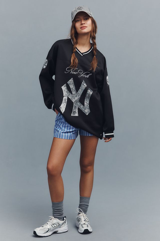 The Wild Collective x Anthropologie MLB Long-Sleeve Mini Dress 