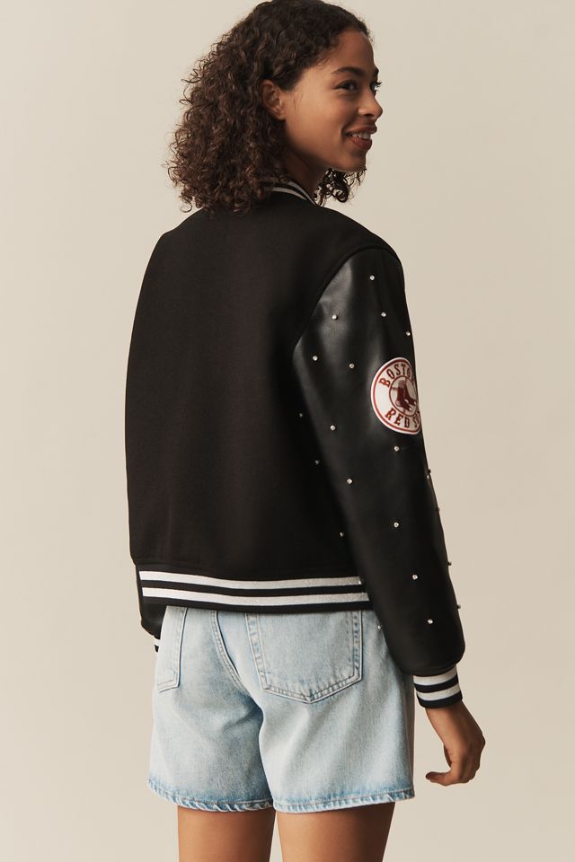 The Wild Collective x Anthropologie MLB Letterman Jacket