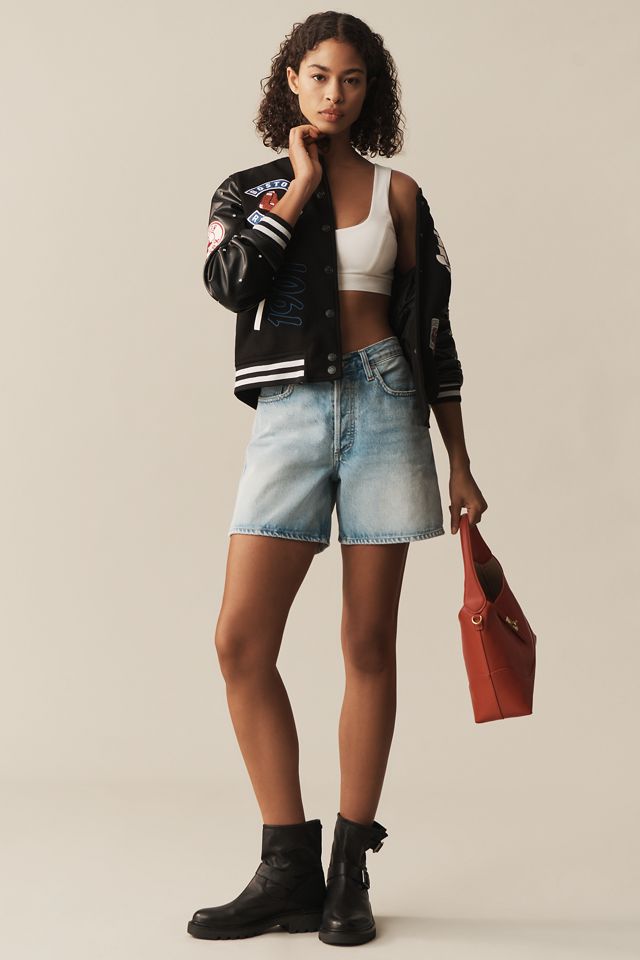 The Wild Collective x Anthropologie MLB Letterman Jacket