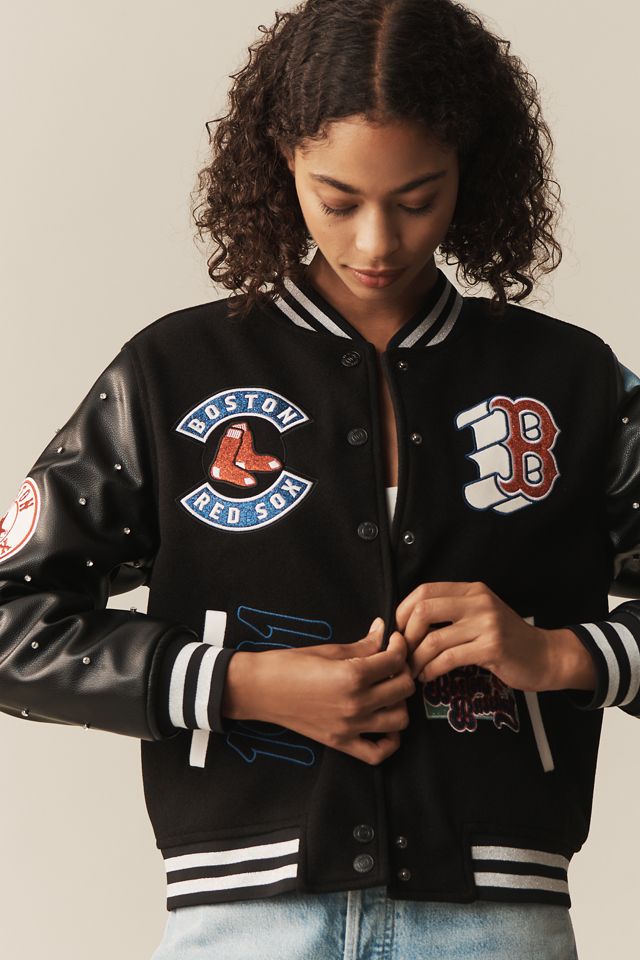 The Wild Collective x Anthropologie MLB Letterman Jacket
