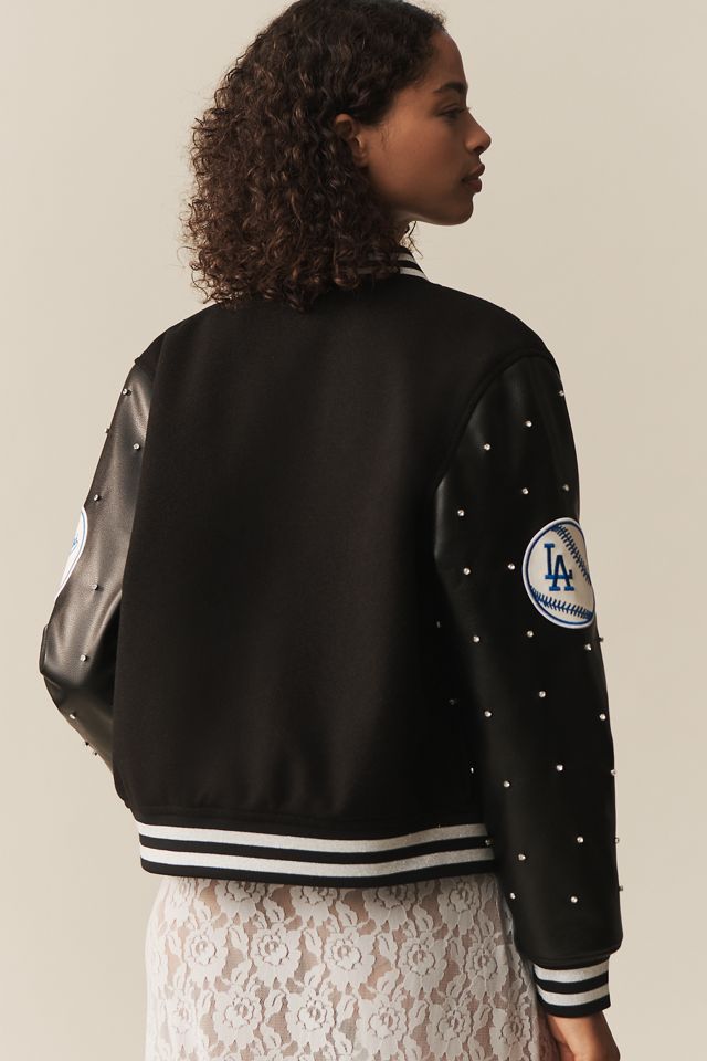 The Wild Collective x Anthropologie MLB Letterman Jacket #1