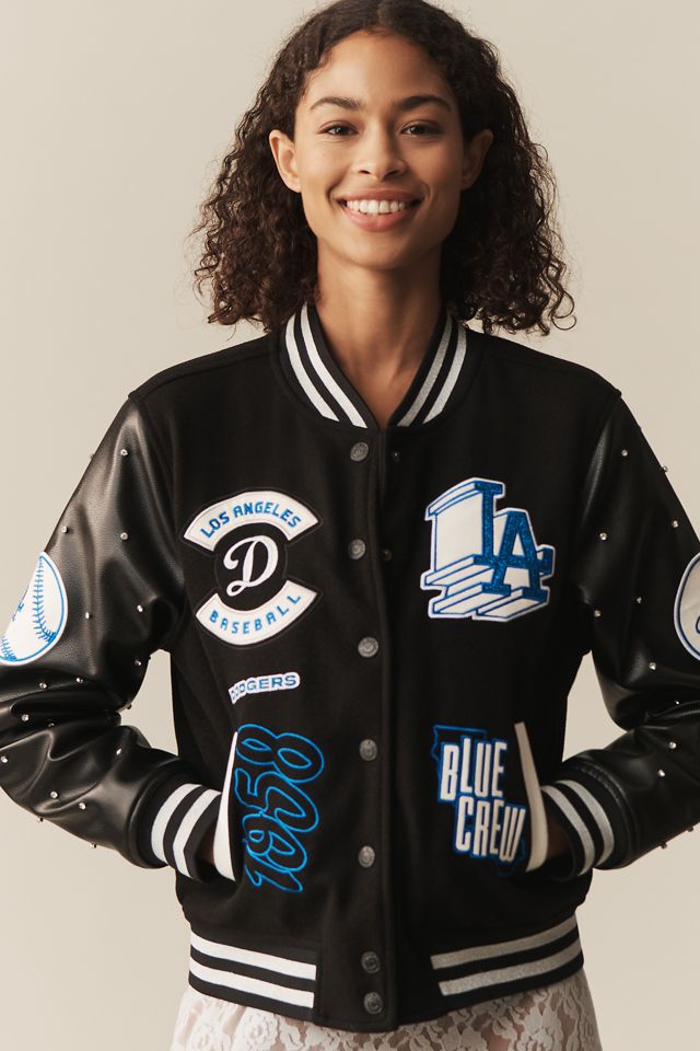 The Wild Collective x Anthropologie MLB Letterman Jacket #3