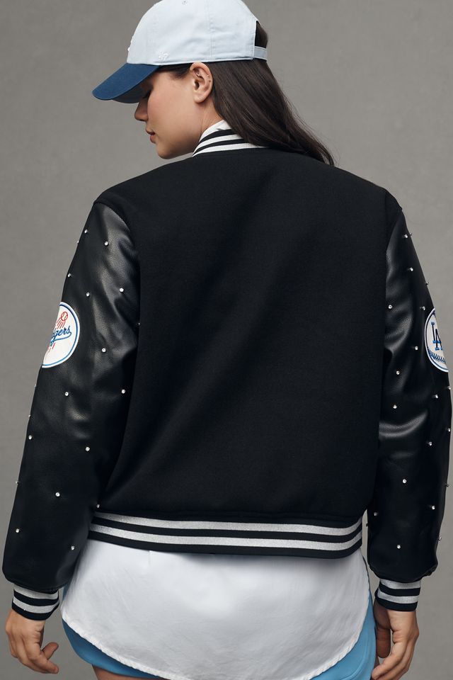 The Wild Collective x Anthropologie MLB Letterman Jacket #5