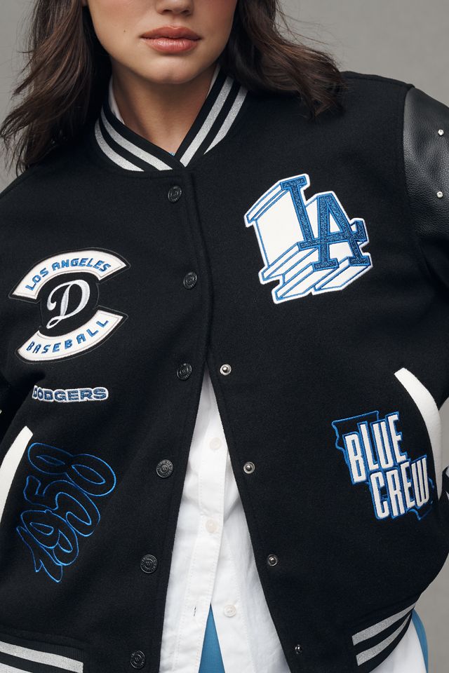 The Wild Collective x Anthropologie MLB Letterman Jacket #7