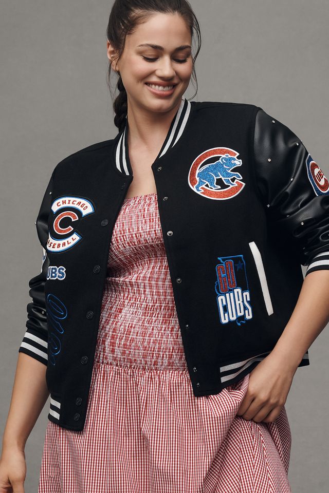 The Wild Collective x Anthropologie MLB Letterman Jacket #5