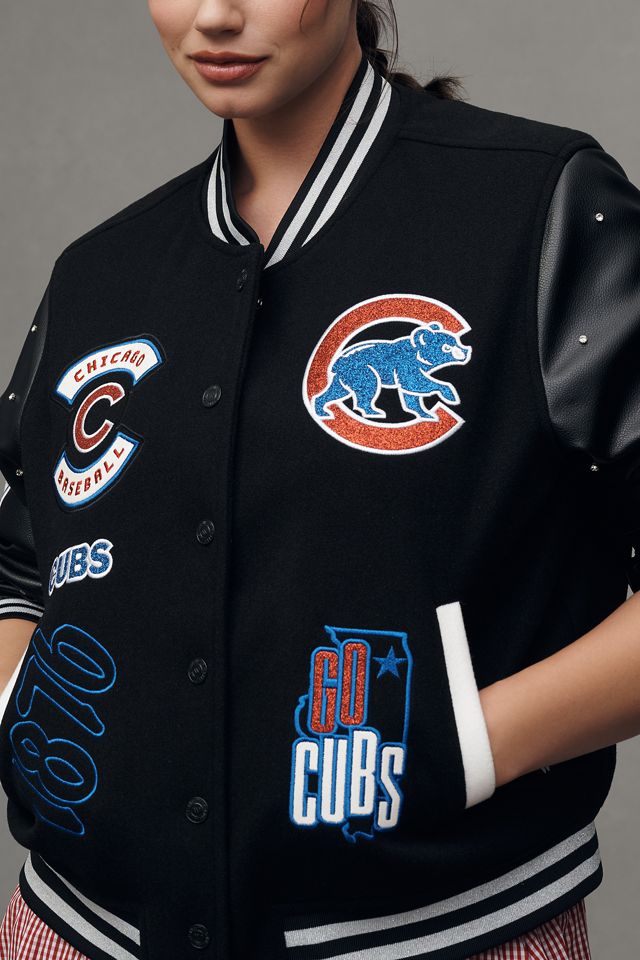 The Wild Collective x Anthropologie MLB Letterman Jacket #7