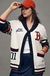 The Wild Collective x Anthropologie MLB Cotton Cardigan Sweater 