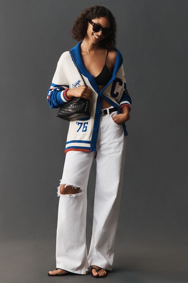 The Wild Collective x Anthro Cotton MLB Cardigan Sweater #3