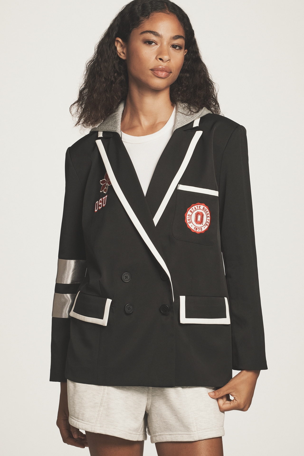 The Wild Collective x Anthropologie NCAA Piped Blazer