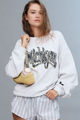 The Wild Collective x Anthropologie NCAA Cotton Sweatshirt