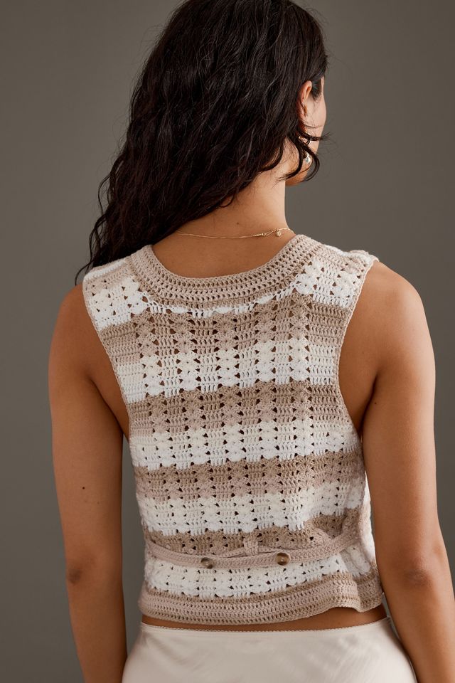 The Upside Bungalow Zaza Crochet Waistcoat #5