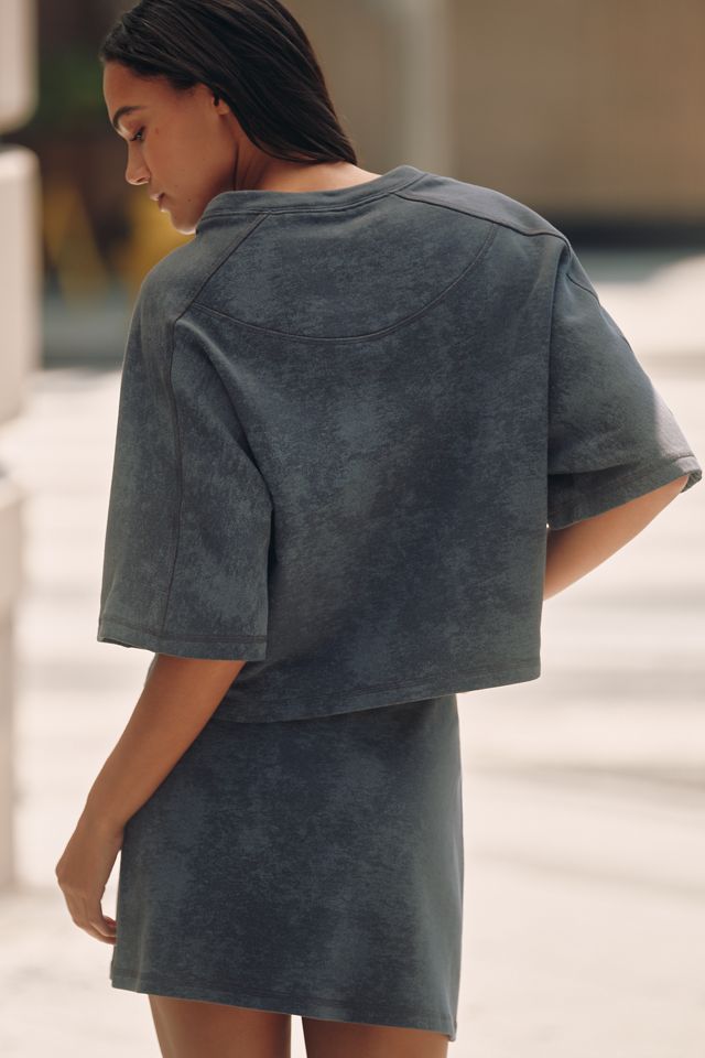 Daily Practice Short-Sleeve Washed Sweatshirt #1