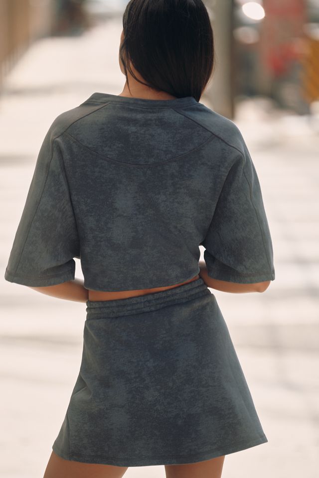 Daily Practice Pull-On Washed Mini Skirt #3