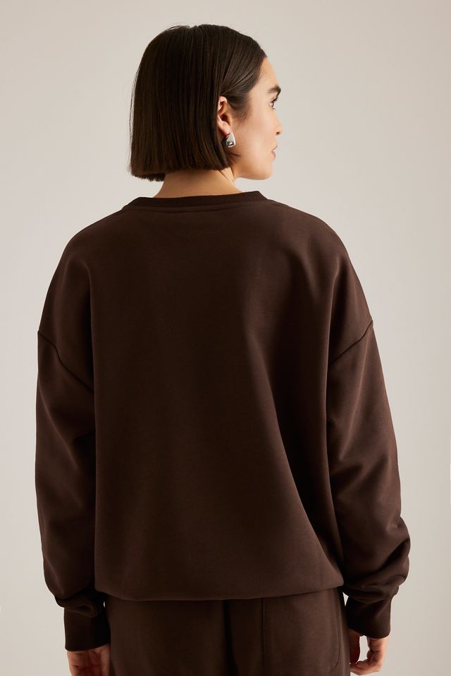 Sunday Minute Logo Crew-Neck Sweatshirt #1