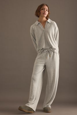 Joggers en maille chinée Chelsea Peers