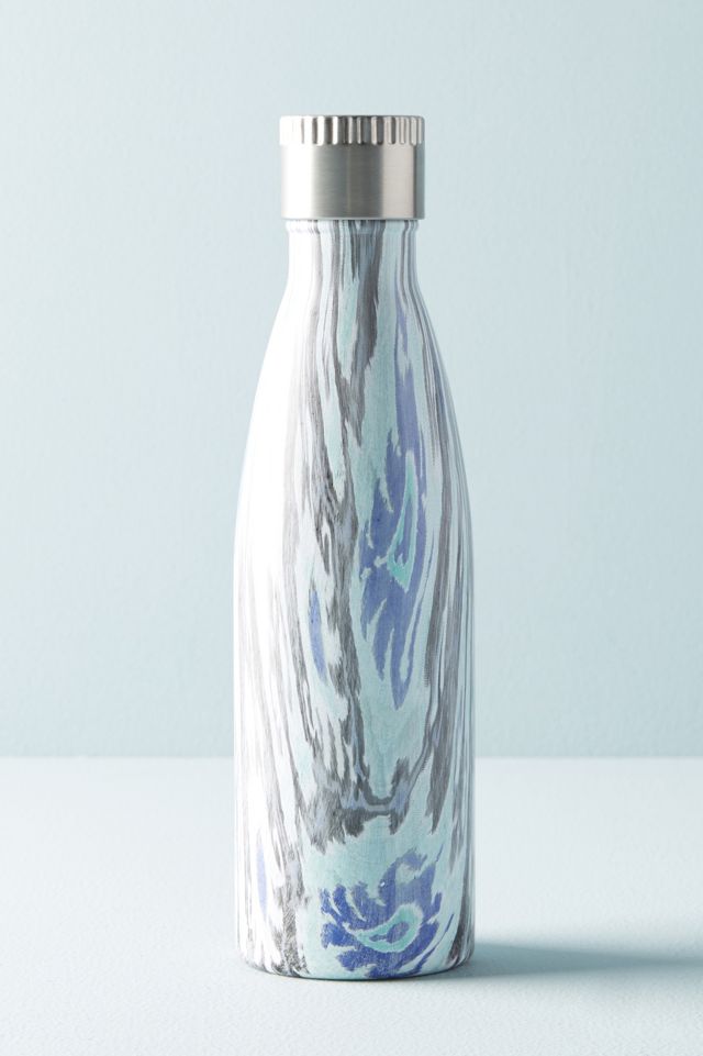 Swell Blue Wood stainless steel water bottle Metal thermos 17 oz  Anthropologie