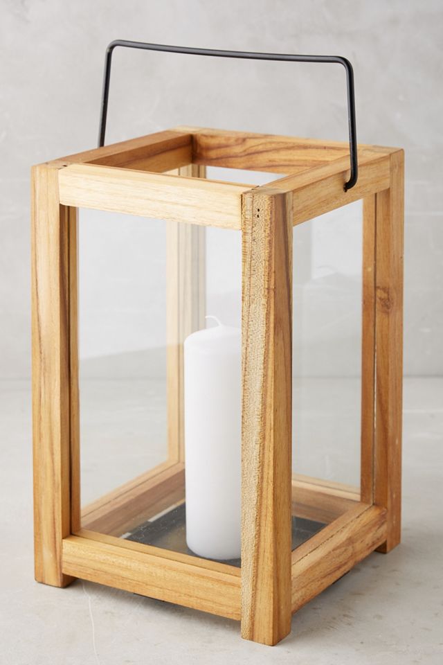 Minimalist Teakwood Lantern #1