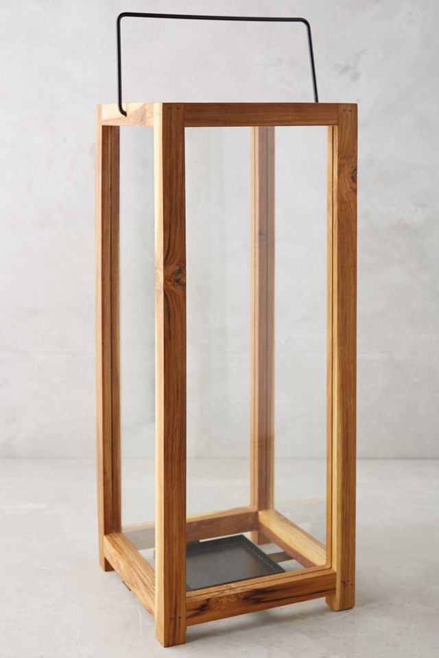 Minimalist Teakwood Lantern #2