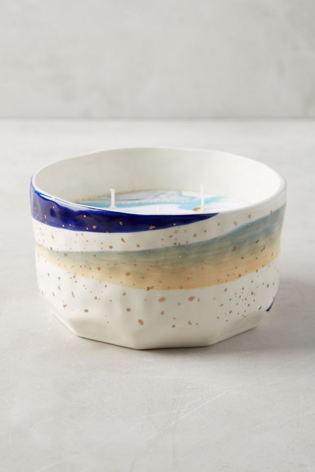Gold Accent Candle #1