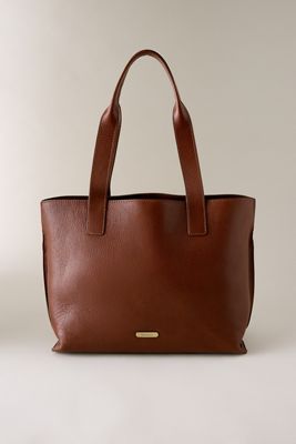 Barbour Alder Large Leather Tote Bag