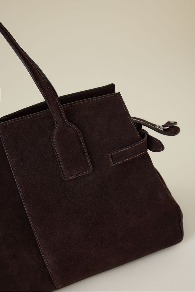 Flattered Lisa Wildleder Bowler Tasche #3