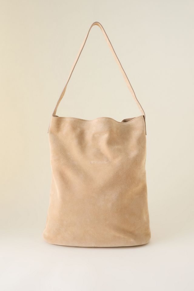 Suede Buckle Tote Bag #3