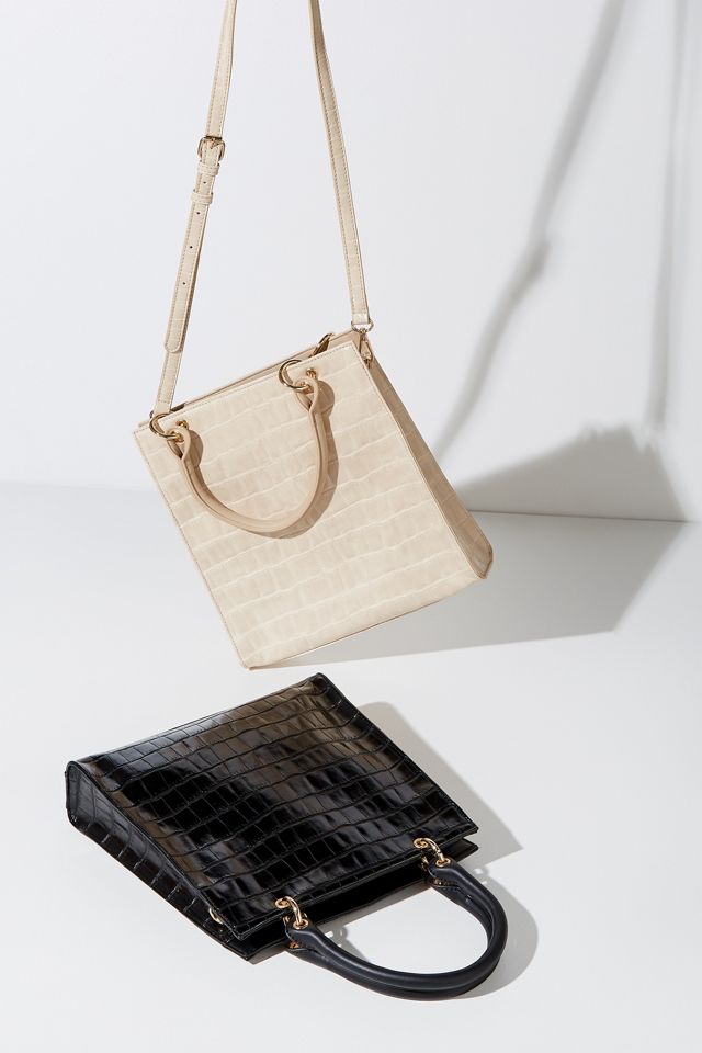 Bailey Croc-Effetto Tote Bag #1
