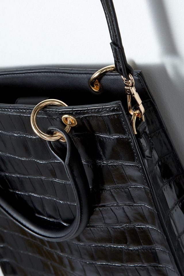 Bailey Croc-Effetto Tote Bag #3