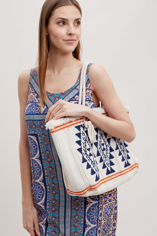 Varuna Bordado Bordado Bordado Trimmed Tote #2