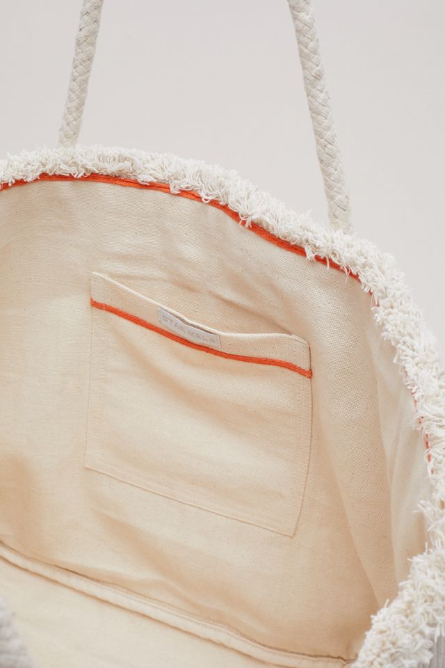 Varuna Bordado Bordado Bordado Trimmed Tote #3