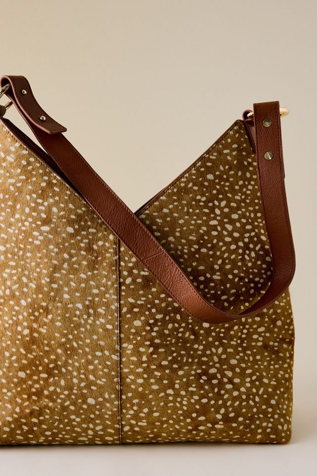 Borsa Hobo con Stampa Cervo #4